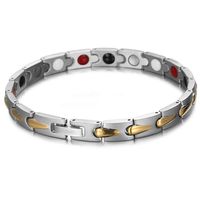 MFWallMirror Magnetic Bracelet Stainless Steel Men and Women Magnet Relieve Joint Pain Carpal Tunnel Titanium Magnetotherapy