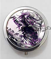 BlackKey Cool Dragon 3-Compartment Decorative Pocket Gift Box Case Organizer for Pill, Color 1 -737