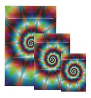 Smell Proof Bags by Cannaline - Tie-Dye Design (5, Large)