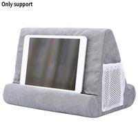 Flippy Multi-Angle Soft Pillow Lap Stand Tablet Stand Pillow Holder Used on Bed, Knee, Desk, Sofa, Floor