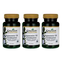 Swanson Peppermint Oil Combination 100 Sgels (3 Pack)