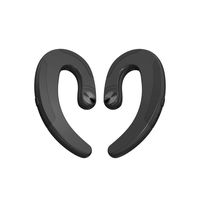 Truly Wireless Headphones 2pcs, Teepao Non Ear Plug Headphones with Noise Canceling Built in Mic Painless Wearing Wireless Headphones, Instead of Bone Conduction Headphones