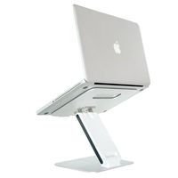 SKYZONAL Aluminum Notebook Desktop Stand Height Adjustable Laptop Stand for Computer PC Notebook MacBook Ipad