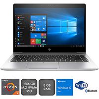 VCI HP EliteBook 745 G5 14" Notebook, 1920 x 1080, Ryzen 7 2700U, 8GB RAM, 256GB M.2 NVMe SSD, Windows 10 Pro, 12 Hour Battery Run Time, 3-Year Warranty