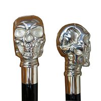 Vista International Silver Skull Brass Stick