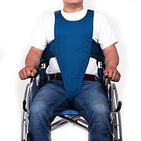 QETU Wheelchair Seat Belt - Length Adjustable - for Elderly Patient Restraints Straps Portable Wheelchair Safety Bandage