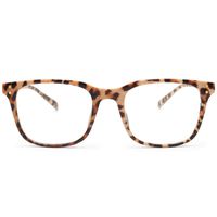 Livho Blue Light Blocking Glasses Filter Blue Ray Computer Game Glasses for Women Men Square Eyeglasses TR90 FrameLeopard)