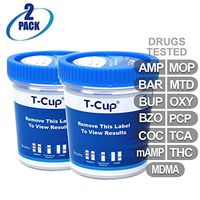 MiCare [2pk] - 13-Panel Multi Drug Test Cup (AMP/BAR/BUP/BZO/COC/mAMP/MDMA/MOP/MTD/OXY/PCP/TCA/THC) #MI-TDOA-2135