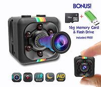 Spy Camera Hidden Camera Mini - Wireless Camera Cop Cam, Action Cameras for Indoor or Outdoor, Home Office or Car Video Recorder with 1080p HD Recording and Night Vision - 1 Cubic Inch