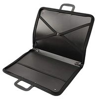 A3 Black Portfolio Bag File Organiser Document Carry Case Black
