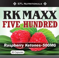 New!! Raspberry Ketone 500mg Per Capsule, 60 Day Supply, Customer Appreciation Sale Limited TIME ONLY 30,000 MG's of Pure Raspberry Ketone per Bottle.