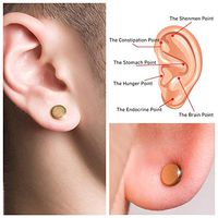 1 Pair Healthy Safety Weight Loss Earrings Slimming Acupoints Stud Magnetic Therapy Health Care Reduce Weight Slimming Ornament