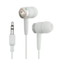 French Bulldog Pet Dog Novelty in-Ear Earbud Headphones - White