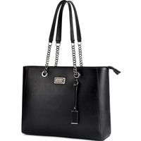 Laptop Tote, Gorgeous PU Leather Laptop Tote Bag Fits Up to 15.6 IN Classy & Professional Design for Women