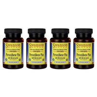 Swanson Pterostilbene Plus with Resveratrol 30 Veg Capsules (4 Pack)