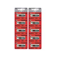Toshiba Alkaline A23S A23 GP23AE MN21 23GA 12 Volt Battery (10 Batteries)