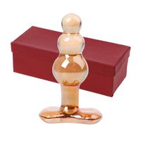 Multifunction Crystal Glass Ànâlës Búttt Pl'ugs Bâll Beâds Funny Se#.x Toy.s Gift