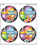 Teacher Created Resources Happy Birthday Wear'Em Badges (4496)