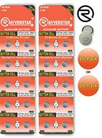 Rayverstar LR726 AG2 1.5V Alkaline (20-Batteries) Fits: 396, 397, 196, LR59 (See Full List Below)