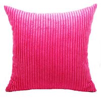 Kaiye Solid Color Pillowcase Nordic Style Corduroy Square Pillow Cases Sofa Office Car Seat Home Decorative Throw Cushion Cover