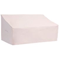 Patio Watcher Medium Outdoor Loveseat Bench Cover, Durable and Waterproof Patio Furniture Sofa Cover, Beige
