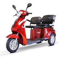 2-Passenger Senior Scooter in Red