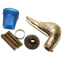 Nautical World Unisex Duck Head Cane Black Maple, Solid Brass Handle -Affordable Gift! Item.