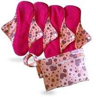 Period Mate Menstrual Cup All Colors and Sizes (Copper Hearts, Large)