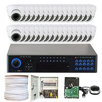 GW Security VD32CH32C728WD 32 Channel Indoor Dome Surveillance Security Camera System