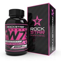 W7 Thermogenic Fat Burner, Weight Loss Pills for Women, Diet Pills by Rockstar, Carb Block & Appetite Suppressant, 60 Count
