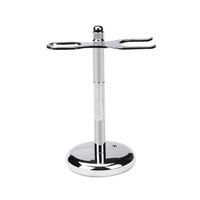 Voberry ZY Removable Shaving Stand Razor Brush Holder Stainless Steel Weighted Base (B)