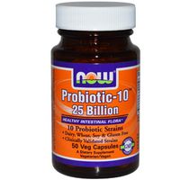 NOW Foods Probiotic-10, 25 Billion, 100 vcaps - All Your Health Needs®