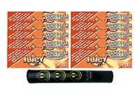 Herb Airtight Tube Pocket Protector with Juicy Jay's Peaches & Cream 1.25 Flavored Hemp Rolling Papers 10 Count DC Crafts Nation- Happy Face