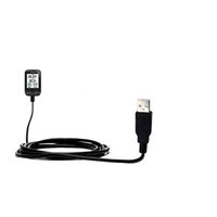 Gomadic Classic Straight USB Cable for The Garmin Edge 510 with Power Hot Sync and Charge Capabilities - Uses TipExchange Technology
