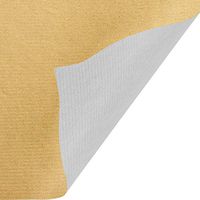 Jillson & Roberts Bulk Gift Wrap, Two-Sided Kraft Gold & Silver, Full Ream 833' x 30"