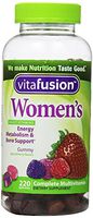 Vitafusion Women's Gummy Vitamins, Natural Berry Flavors, 220 Count (1 Bottle)