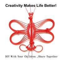 Xingo Nylon Cable Zip Ties Heavy Duty 4 Inch 100Pieces Long Durable Nylon Tie Wraps Used in Indoor& Outdoor and Creativity UV Resistant (Orange)