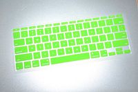 HQF Silicone Laptop Keyboard Cover - Soft Rubber Keyboard Skin Protector for MacBook Air 11"(Light Green)