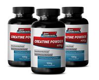 Creatine Supplements for Women - Creatine Powder 100mg - Premium Creatine Powder for Stamina, Strength and Muscle Growth (3 Bottles)