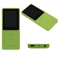 GBSELL New 8GB Mini Slim Digital MP3 MP4 Player LCD Screen FM Radio Video Games Movie Green