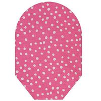 Pink & White Polka Dot Pouch Cover Closed End