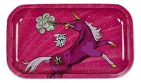 Pink Unicorn Premium Rolling Tray | Medium Metal - (10.6"x6.3")