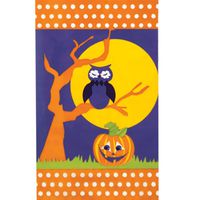 Party Bags 4"x9-1/2" 20/Pkg-Polka Dot Pumpkin