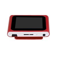 Lantusi Metal 1.8 inch Card Mp4 Video Player with FM Recording Ebook MP3 & MP4 Players