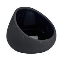 Boom Bowl 2.0 Sound Amplifier Featuring a Power Cord Port for Smart Phone or Mini Smart Speaker (Chalkboard Black)