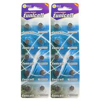 20 Eunicell AG5 / 193 / LR48 Button Cell 1.5V Battery Long Shelf Life No Mercury (Expire Date Marked)