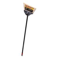 Johnson Diversey Maxiplus Professional Angle Broom, Polystyrene Bristles, 51"" Handle, Black, 4/ct, New