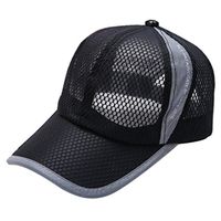 Baseball Cap,YJYdada Summer Breathable Mesh Baseball Cap Men Women Sport Hats (Black)