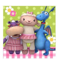 Mayflower Distributing 63183 DOC MCSTUFFINS - BEVERAGE NAPKIN