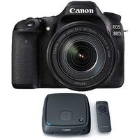 Canon EOS 80D CMOS Digital SLR Camera w/ EF-S 18-135mm Lens + CS100 1TB Connect Station Storage Hub Bundle